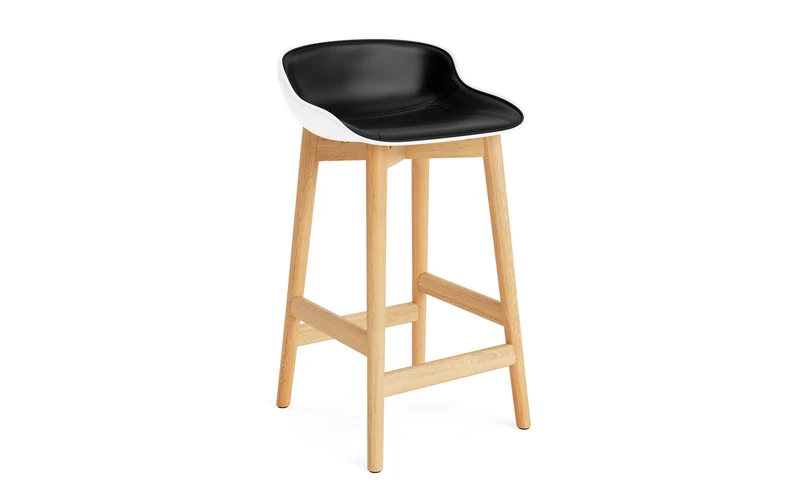Hyg Barhocker 65 cm Polster Eiche Weiss/Ultra