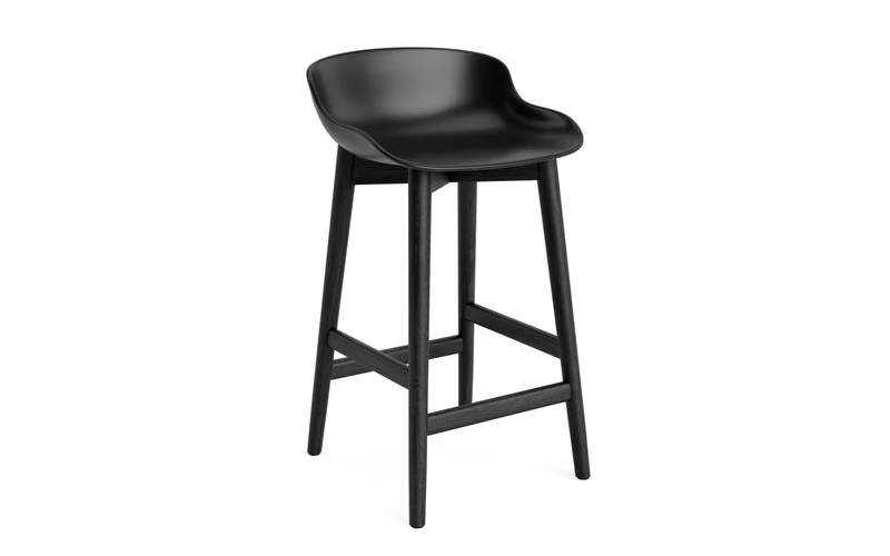 Hyg Barhocker 65 cm Schwarze Eiche/Schwarz