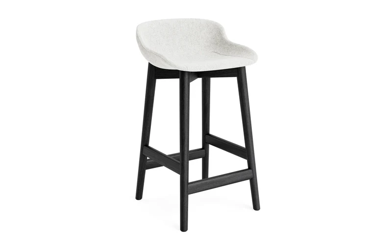 Hyg Barhocker 65 cm vollpolster schwarze Eiche Hallingdal