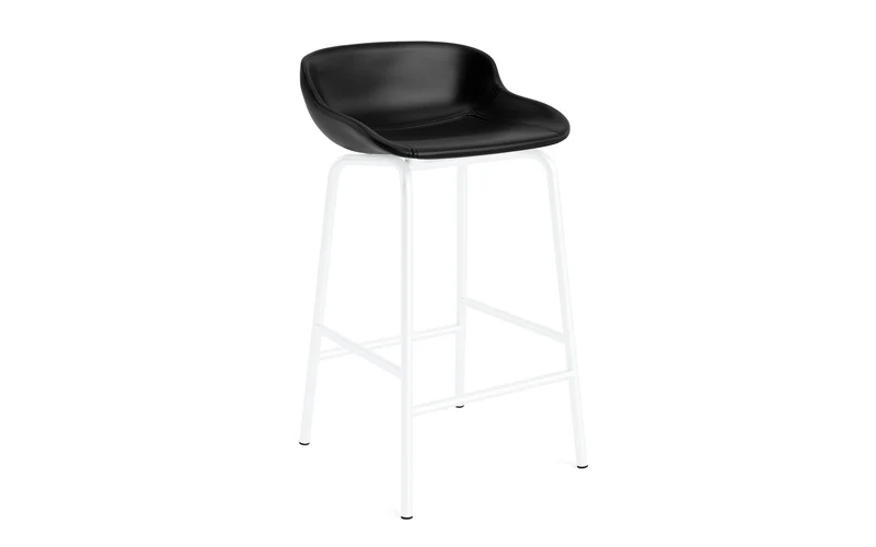 Hyg Barhocker 65 cm Vollpolster Stahl Weiss/Ultra