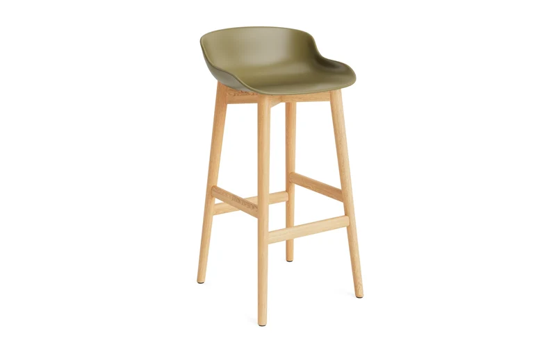 Hyg Barhocker 75 cm Eiche Olive