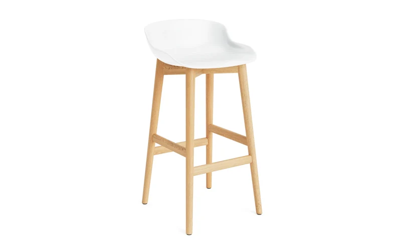 Hyg Barhocker 75 cm Eiche Weiss