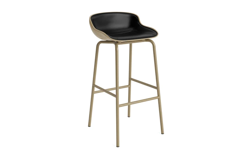 Hyg Barhocker 75 cm Frontpolster Stahl Sand/Ultra