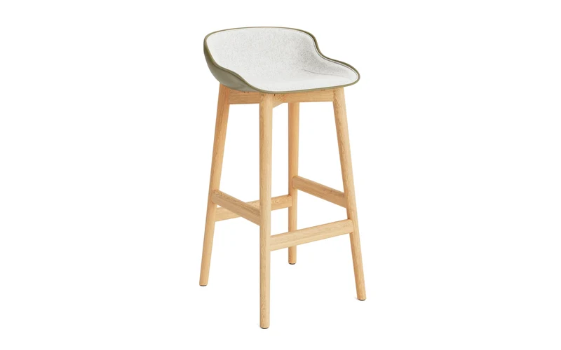 Hyg Barhocker 75 cm Polster Eiche olive/Hallingdal