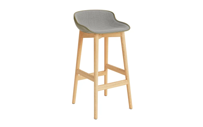 Hyg Barhocker 75 cm Polster Eiche olive/Remix