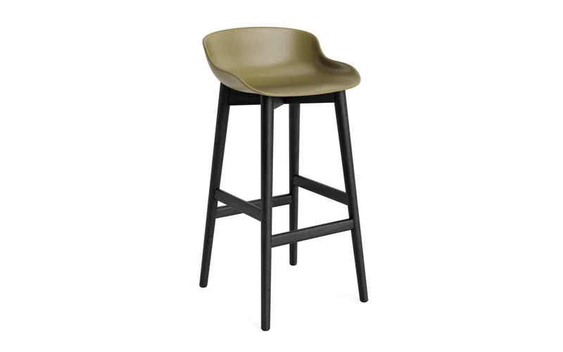 Hyg Barhocker 75 cm Schwarze Eiche/Olive