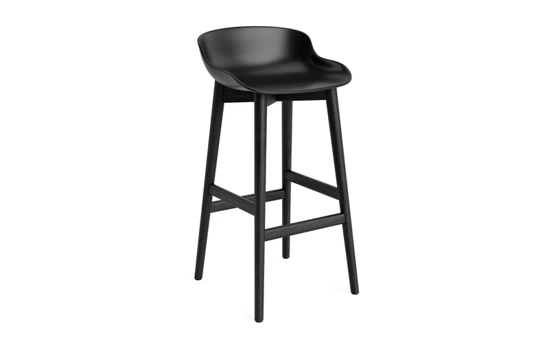 Hyg Barhocker 75 cm Schwarze Eiche/Schwarz