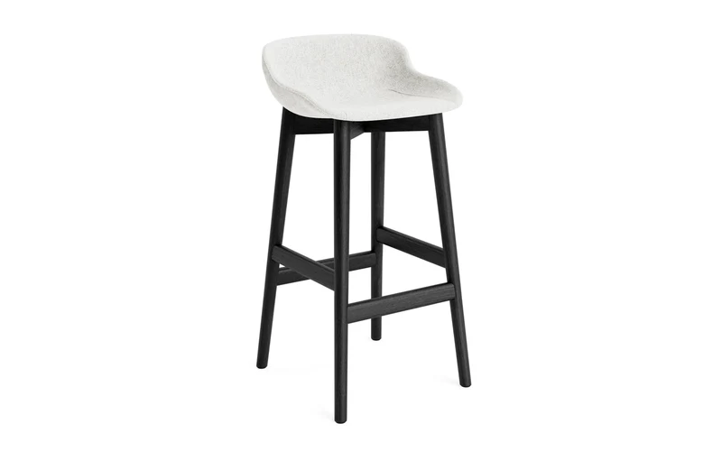 Hyg Barhocker 75 cm vollpolster schwarze Eiche Hallingdal