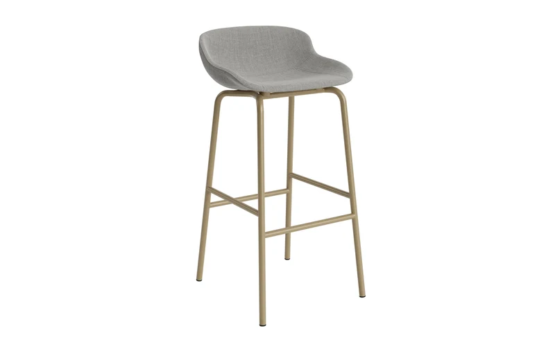 Hyg Barhocker 75 cm Vollpolster Stahl Sand/Remix