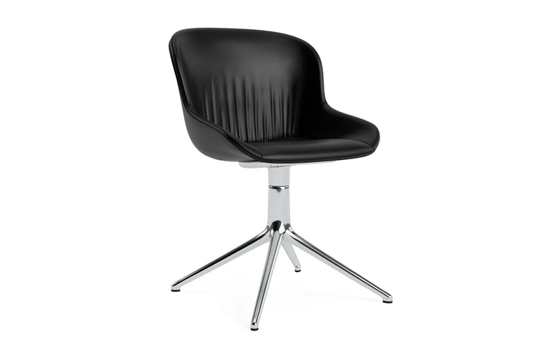 Hyg Comfort Stuhl Vollpolster aluminium Ultra Leder