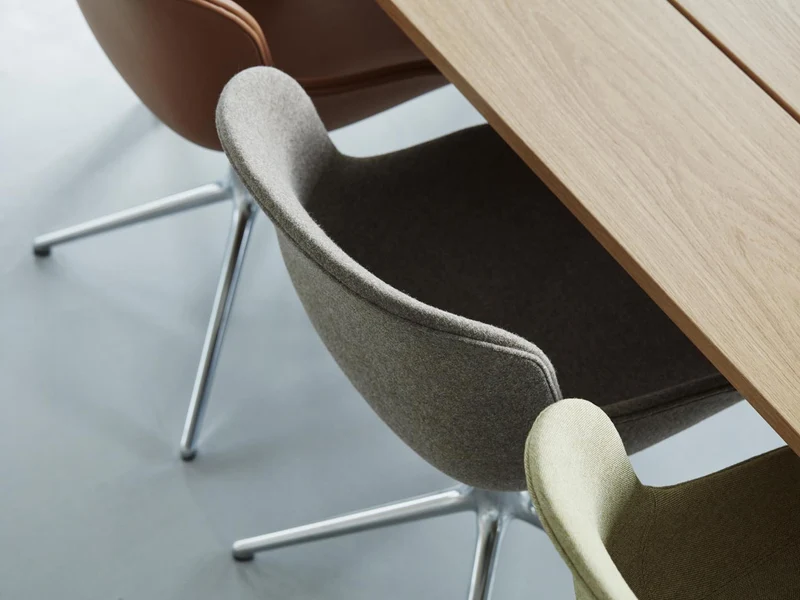 Hyg Comfort Stuhl Vollpolster aluminium Ultra Leder