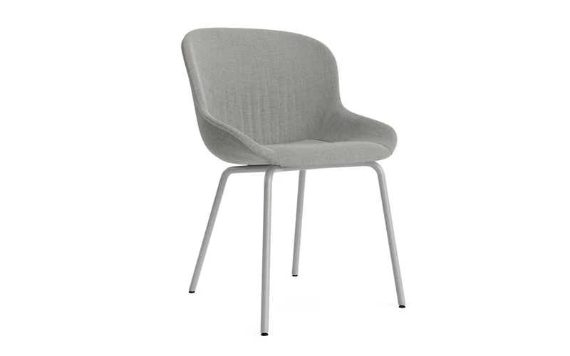 Hyg Comfort Stuhl Vollpolster Grau stahl Remix