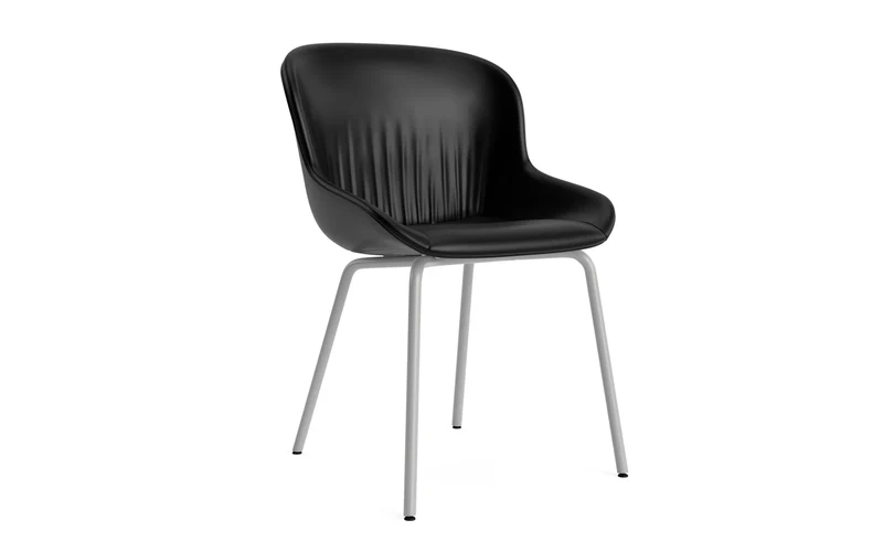 Hyg Comfort Stuhl Vollpolster Grau stahl Ultra