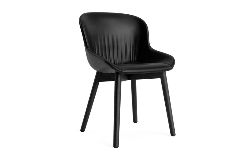 Hyg Comfort Stuhl Vollpolster Schwartz Eiche Ultra