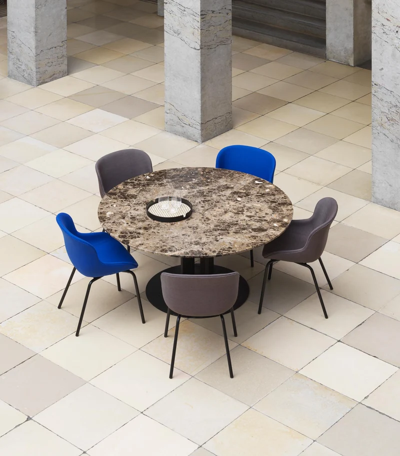 Hyg Comfort Stuhl Vollpolster Schwarze stahl Ultra