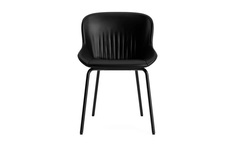 Hyg Comfort Stuhl Vollpolster Schwarze stahl Ultra