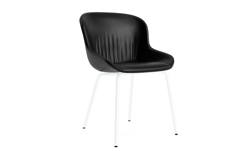 Hyg Comfort Stuhl Vollpolster Weiss stahl Ultra