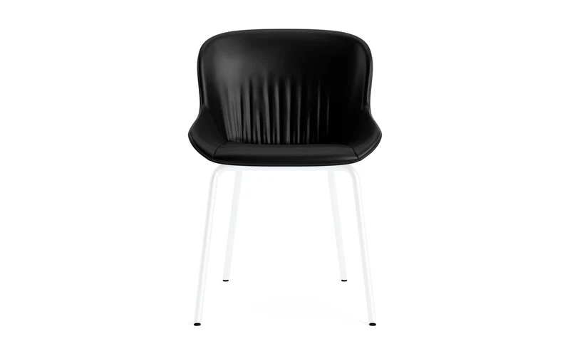 Hyg Comfort Stuhl Vollpolster Weiss stahl Ultra