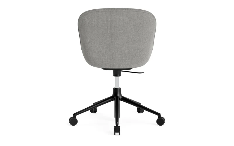 Hyg Drehstuhl mit Rollen Vollpolster schwarz aluminum Remix