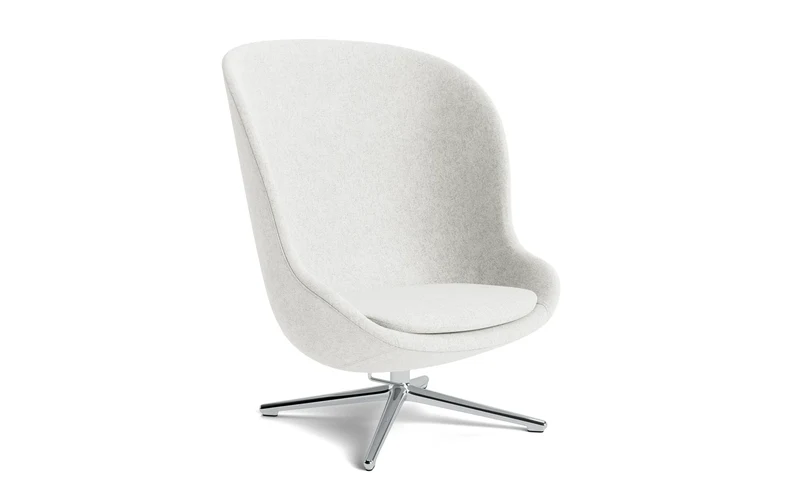 Hyg Lounge-Sessel Hoch mit Drehgestell Aluminium Tilt Hallingdal