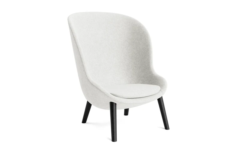 Hyg Lounge-Sessel Hoch schwarze Eiche Hallingdal