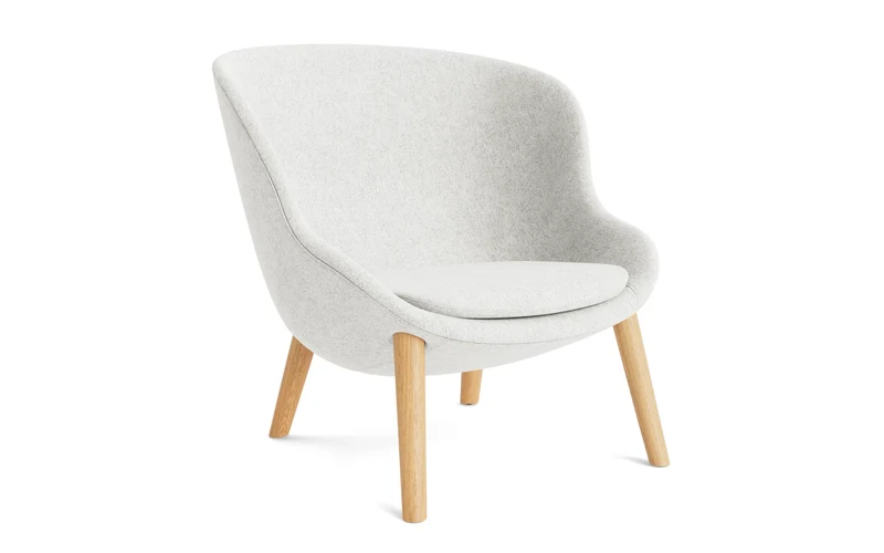 Hyg Lounge-Sessel niedrig Eiche Hallingdal