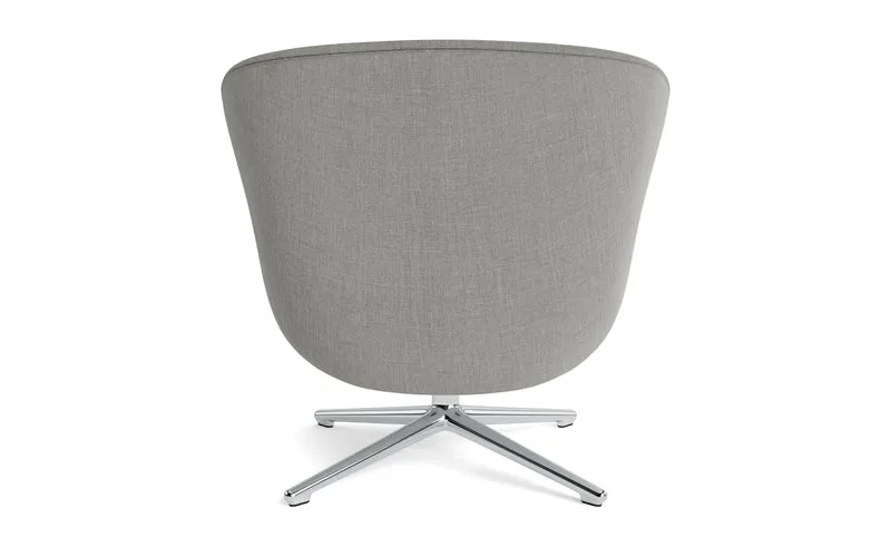 Hyg Lounge-Sessel Niedrig mit Drehgestell Aluminium Tilt Remix