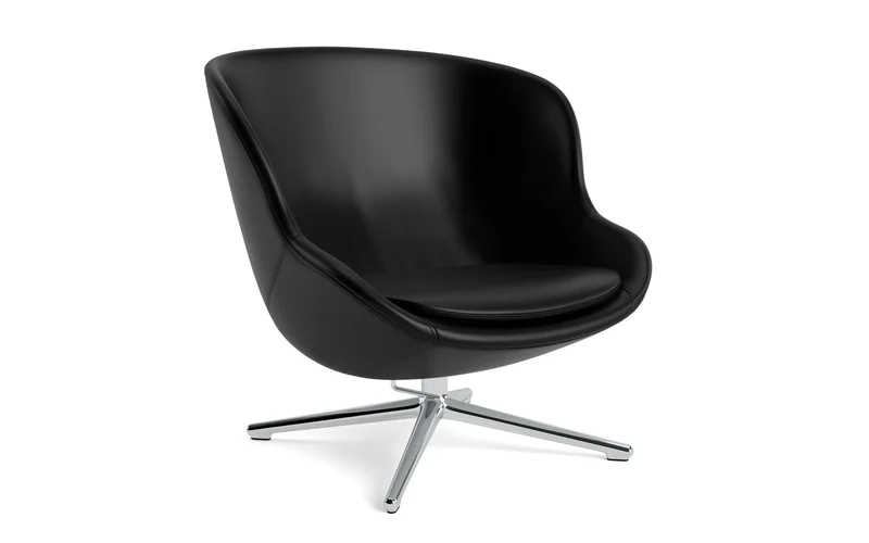 Hyg Lounge-Sessel Niedrig mit Drehgestell Aluminium Tilt Ultra