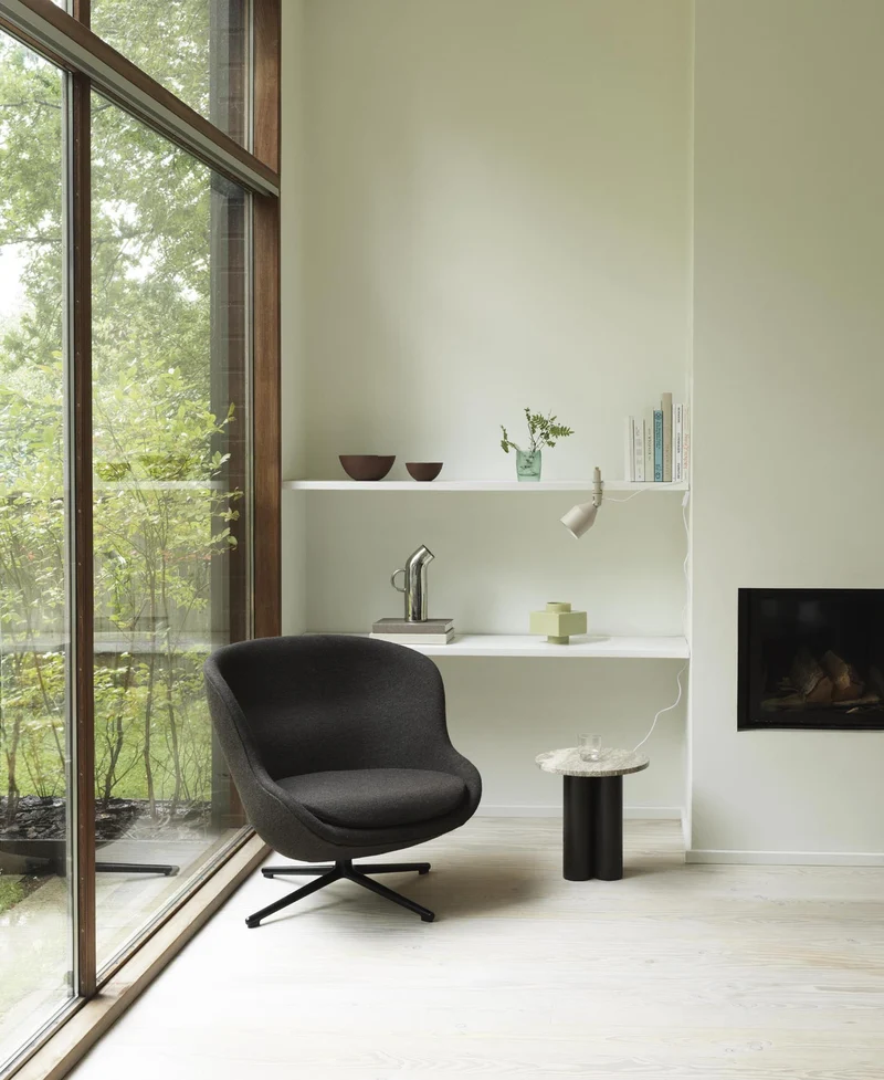 Hyg Lounge-Sessel Niedrig mit Drehgestell Aluminium Tilt Ultra