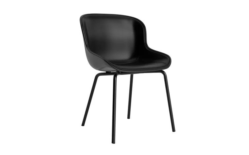 Hyg Stuhl Frontpolster Schwartz Stahl Schwartz/Ultra