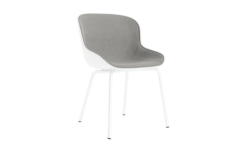 Hyg Stuhl Frontpolster Weiss stahl Weiss/Remix