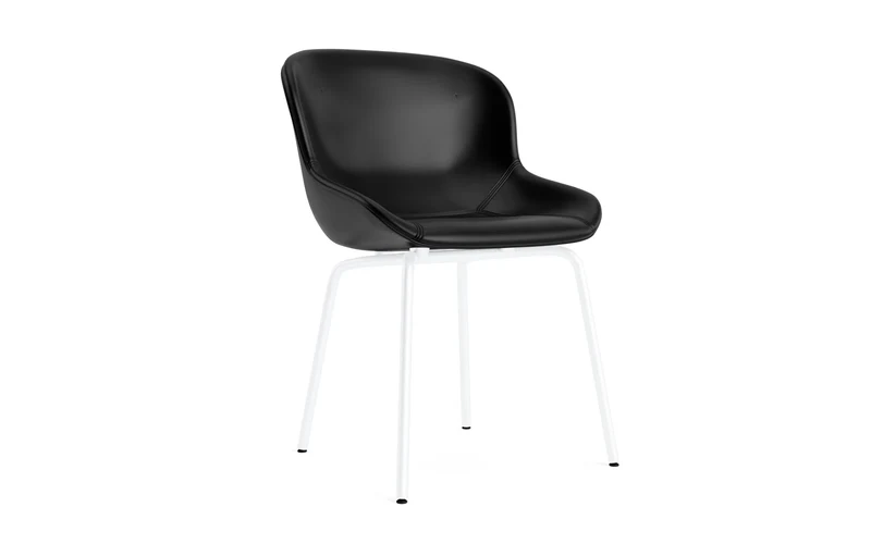 Hyg Stuhl gepolstert Weiss stahl Ultra