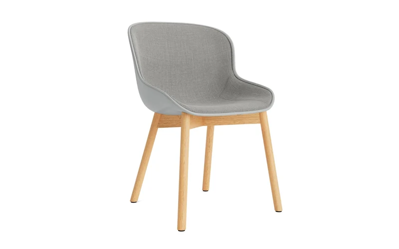 Hyg Stuhl Polster Eiche Grau/Remix