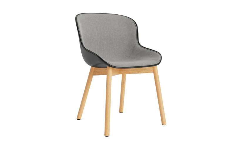 Hyg Stuhl Polster Eiche Schwarz/Remix