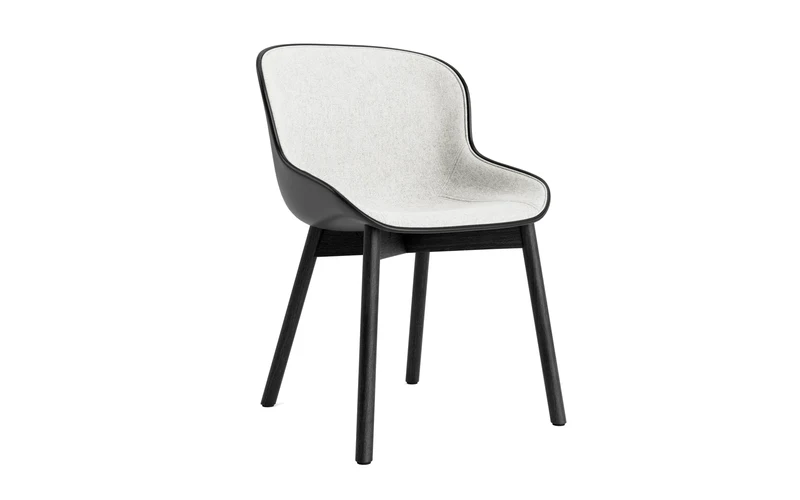 Hyg Stuhl Polster Schwarze Eiche Schwarz/Hallingdal