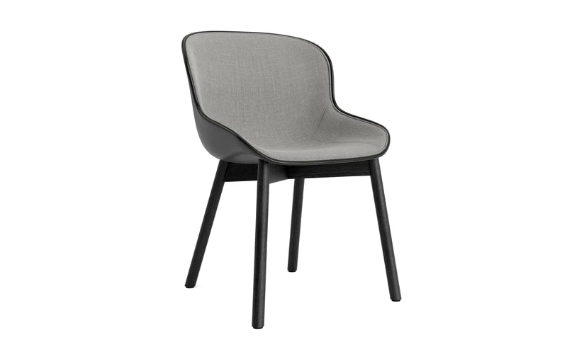 Hyg Stuhl Polster Schwarze Eiche Schwarz/Remix
