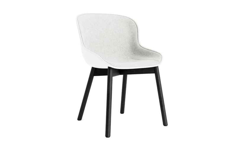 Hyg Stuhl Polster Schwarze Eiche Weiss/Hallingdal