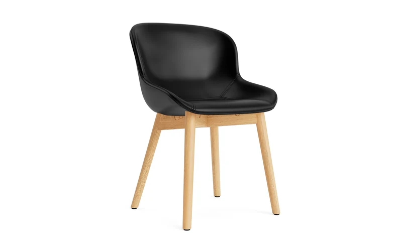 Hyg Stuhl vollpolster Eiche Ultra Leder