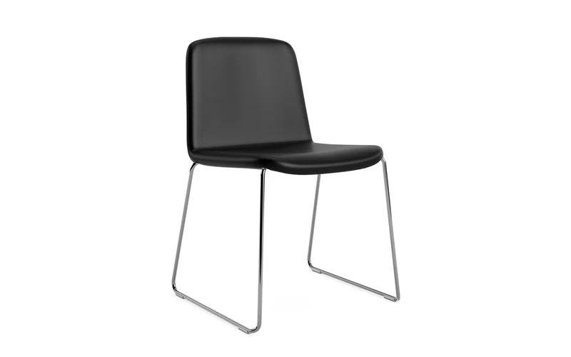 Just Stuhl Leder/ Chrom