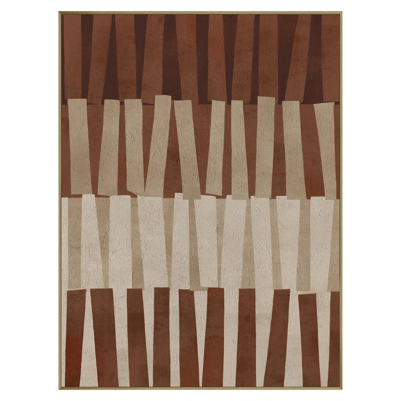 Richmond Interiors Wandkunst Voga brown