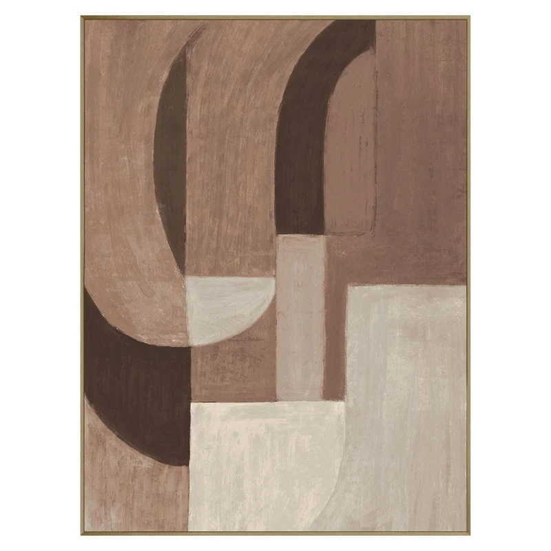 Richmond Interiors Wandkunst Tatu right brown