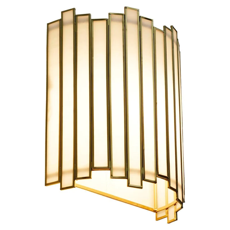 Richmond Interiors Wandlampe Lima brass antique