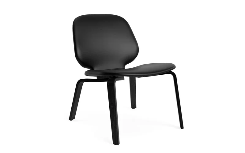 My Chair Lounge-Sessel gepolstert schwarz Ultra Leder