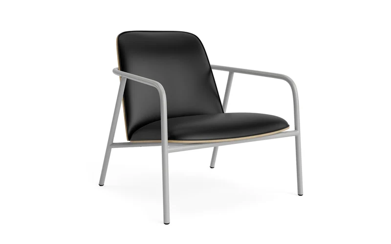 Pad Lounge-Sessel grauem Stahl Eiche/Ultra