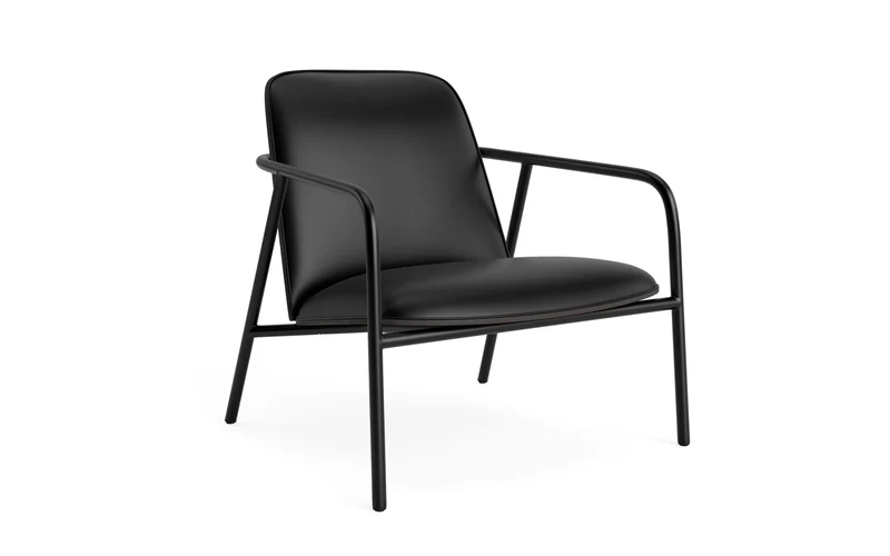 Pad Lounge-Sessel schwarzem Stahl schwarz/Ultra